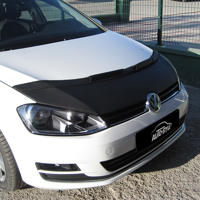 Motorkapsteenslaghoes  Volkswagen Golf VII 2012- zwart