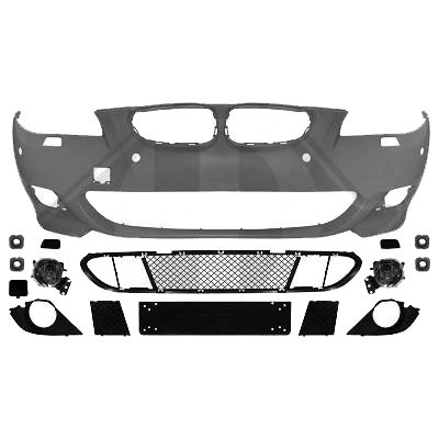 Voorbumper BMW 5-Serie E60/E61 7/03- M5-Look PDC