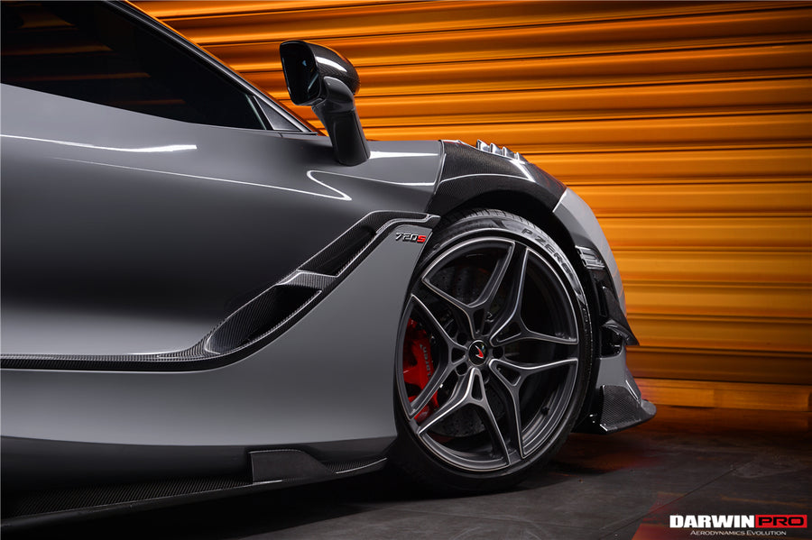 McLaren 720s Se²NWB Style Carbon Fiber Zijskirts 2017-2021