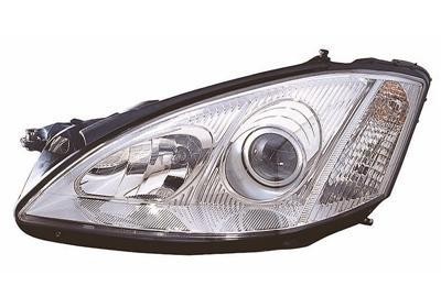 koplamp, H7+H9, elektr verstelb, links Mercedes S klasse, W221,
