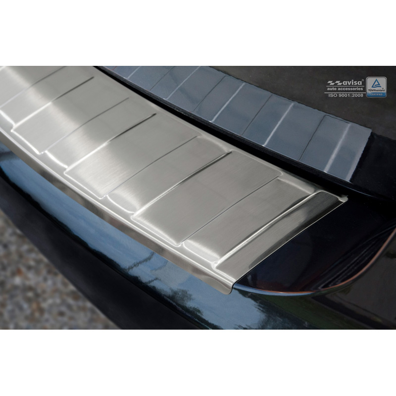 Stainless Steel Rear bumper protector  Opel Astra K Sportstourer 2015-2022 'Ribs'