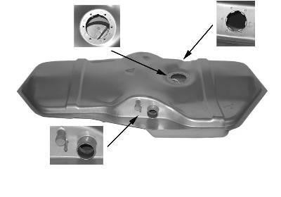 tank, injectie, 52L Opel Astra F, 1991 -1998