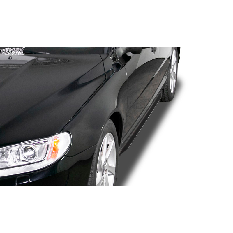 Side skirts 'Slim'  Volvo S80 2006-2016 & Volvo V70 2007- (ABS glossy black)