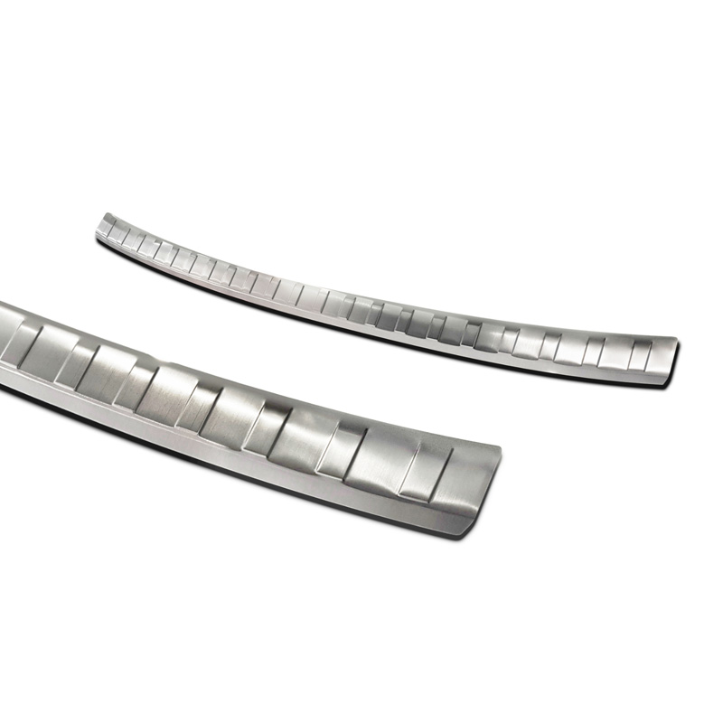 Stainless Steel Rear bumper protector  Volkswagen Golf VIII HB 5-doors 2020-2024 & FL 2024- 'Ribs'