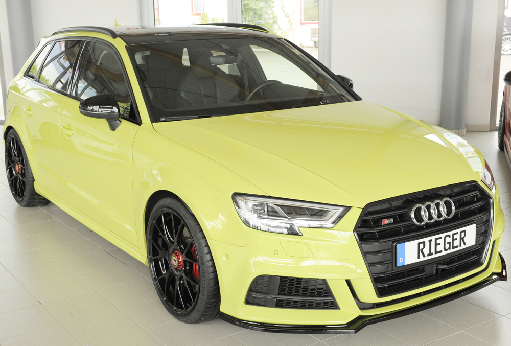 Voorspoiler Rieger Audi A3 8V S-line 2016-