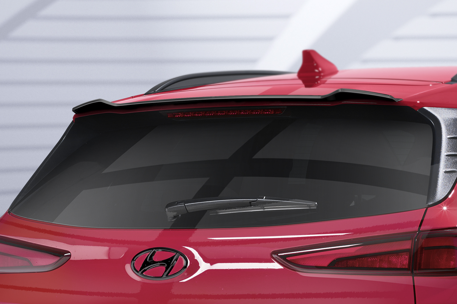 Spoiler Hyundai Kona CSR Glans Zwart