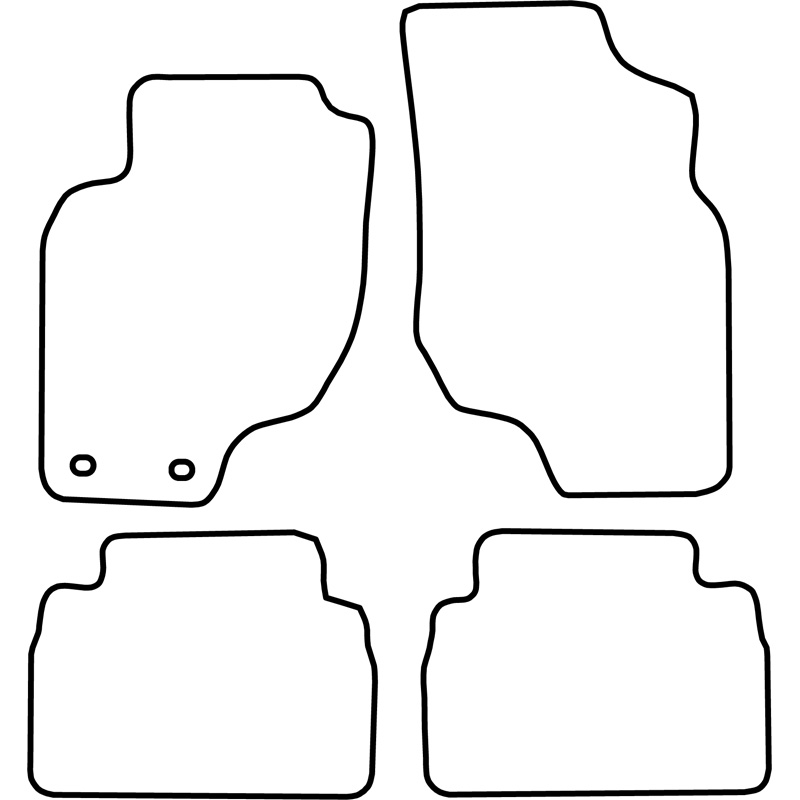 Automatten  Hyundai coupe 1996-2000