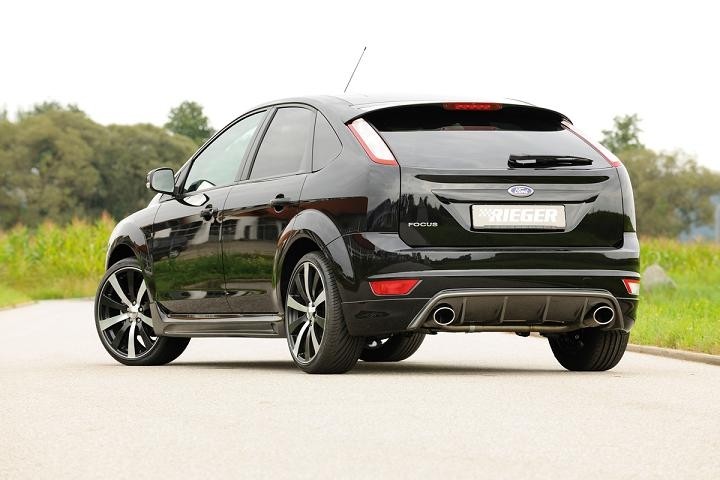 Achterbumper Diffusor Rieger Ford Focus 2 08-11 Carbon Duplex Rieger
