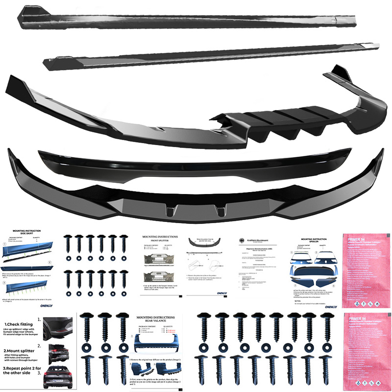 Oneway Complete body kit  BMW iX M-Pack i20 2021- - Gloss black