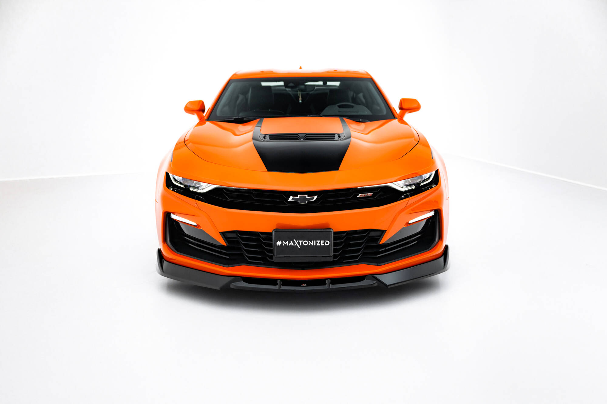 Bodykit V.2 Chevrolet Camaro SS MK6 Facelift Maxton Glanzend zwart