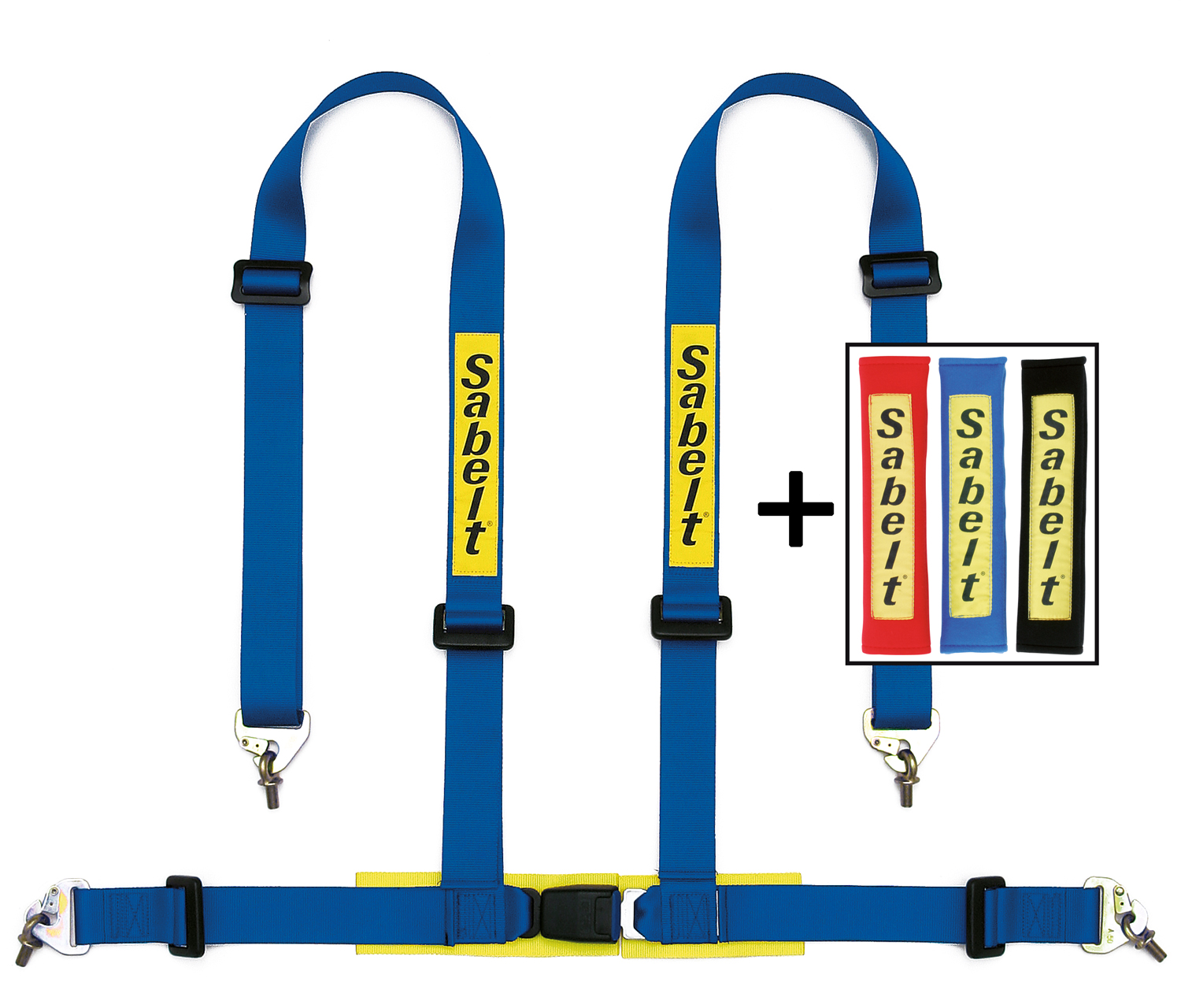 Sabelt Gordel 4 Punts Clubman Blauw 2 Inch ECE