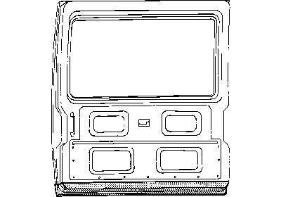zijdeur, bodem Mercedes W601/W602, 207D, 1977 -