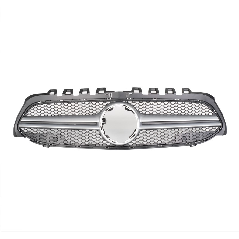 Grill Mercedes A klasse W177 A45 look Glans Zilver