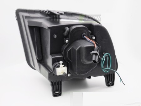 Headlights Ford Mustang Tube Light Black 2004-2009