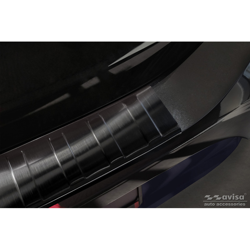 Stainless Steel Rear bumper protector  Toyota Aygo X 2022- 'Ribs'