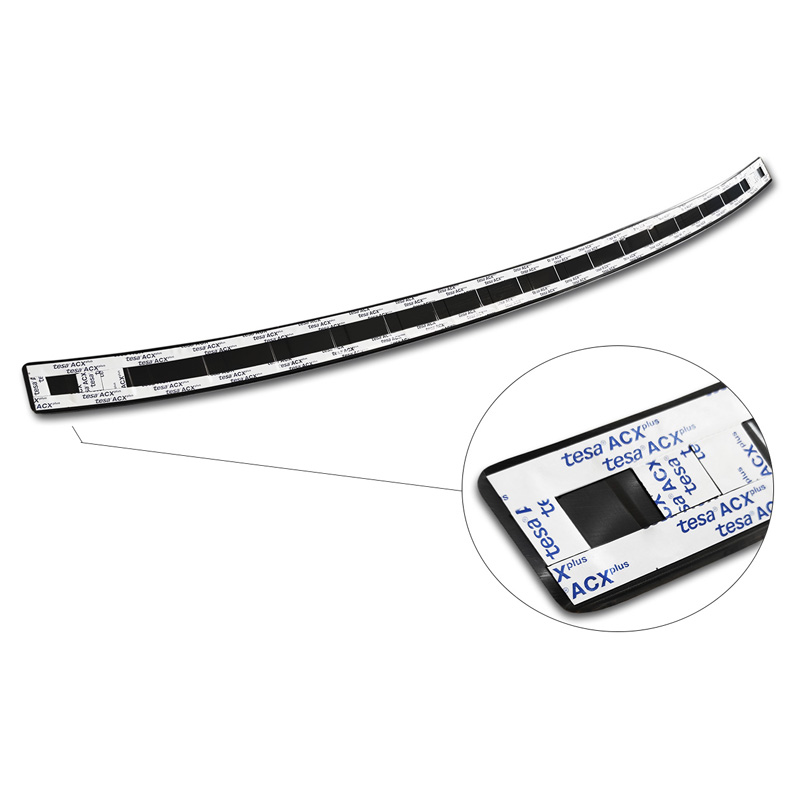 Zwart RVS Achterbumperprotector  Hyundai Tucson 2020-2024 & Facelift 2024- 'Ribs'