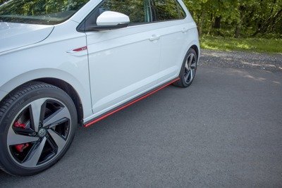 Zijskirts VW Polo MK6 GTI Glans Zwart