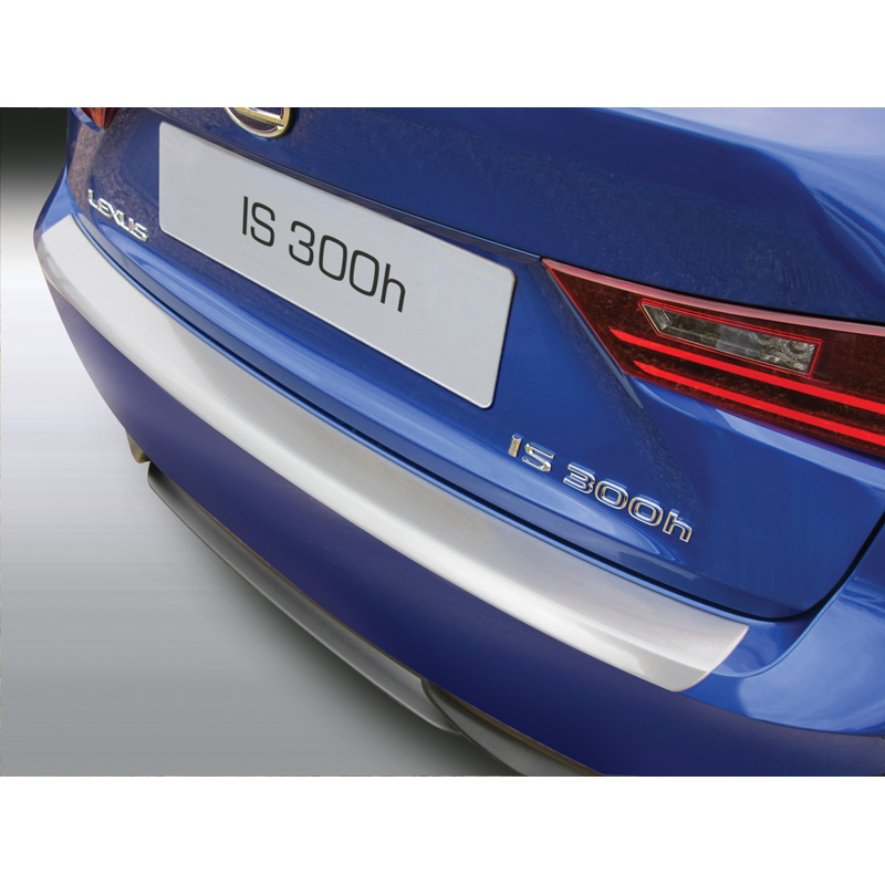 ABS Rear bumper protector  Lexus IS 2013-2016 Silver