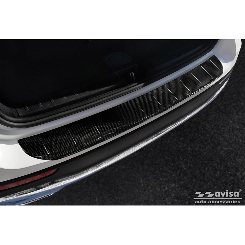 Echt 3D Carbon Achterbumperprotector  Mercedes GLB (X247) incl. AMG 2019-