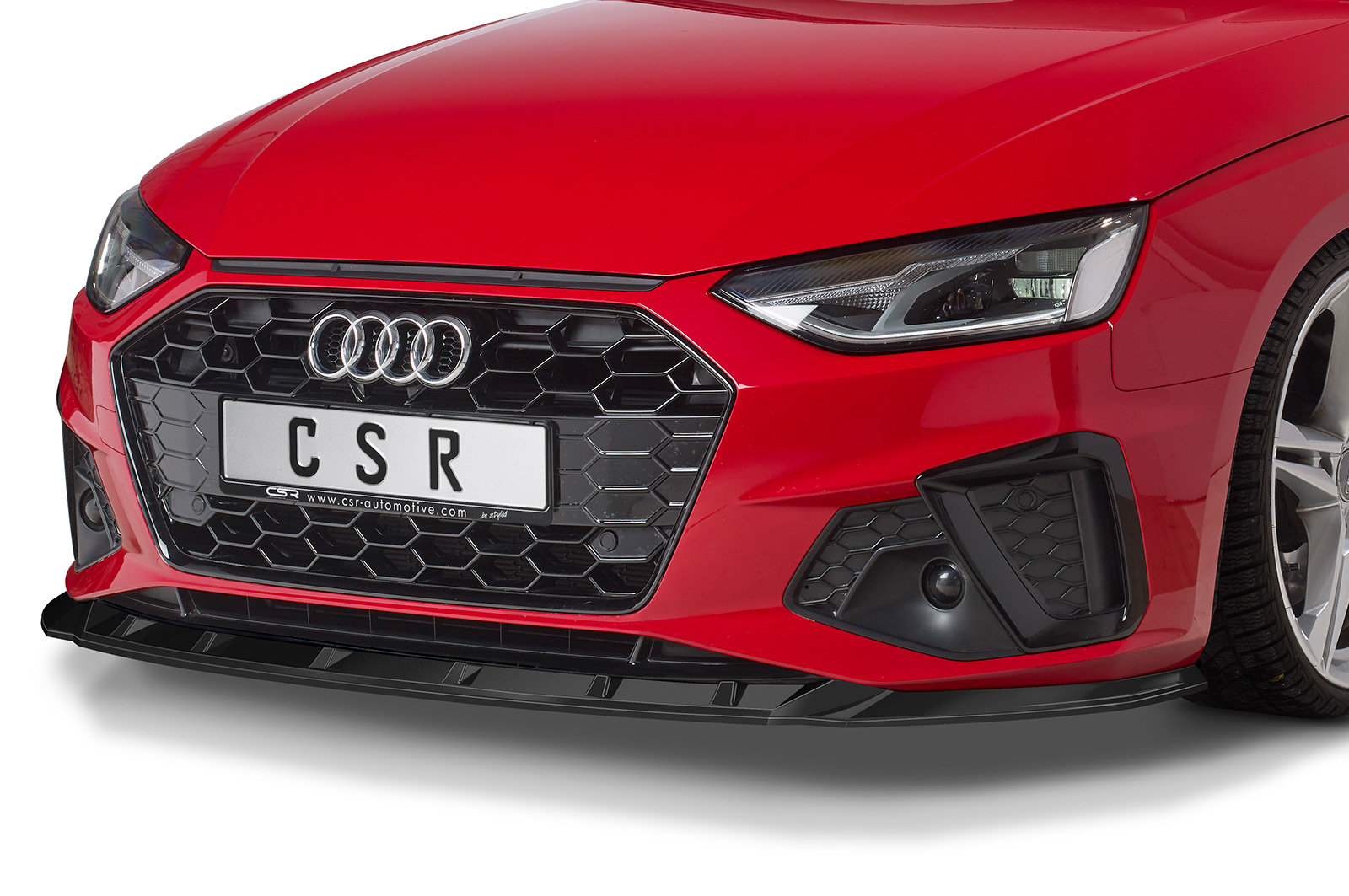 Voorspoiler Audi A4 / S4 B9(8W) CSR Glans zwart