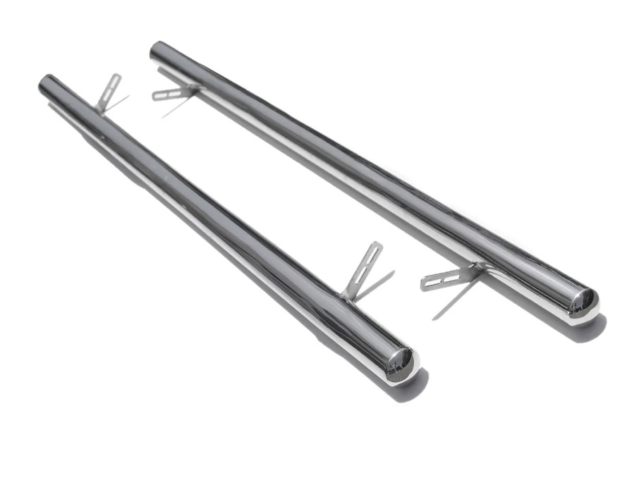 Treeplanken sidebars voor Volkswagen Carvelle T5 Multivan 03-15 kort