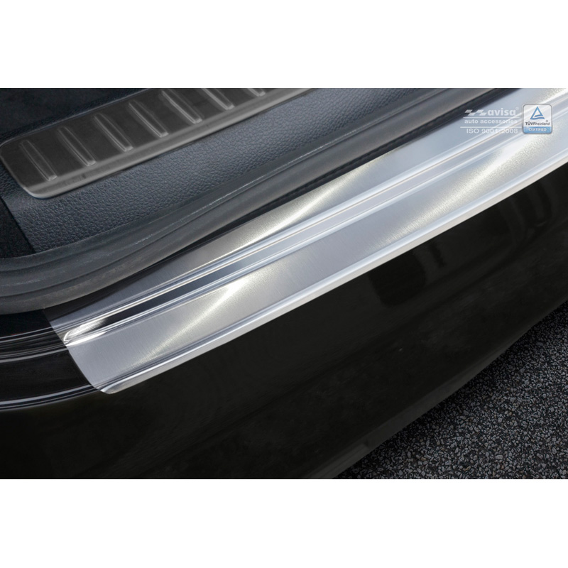 RVS Achterbumperprotector  Mercedes GLC Coupe 2016-2022  'Ribs'