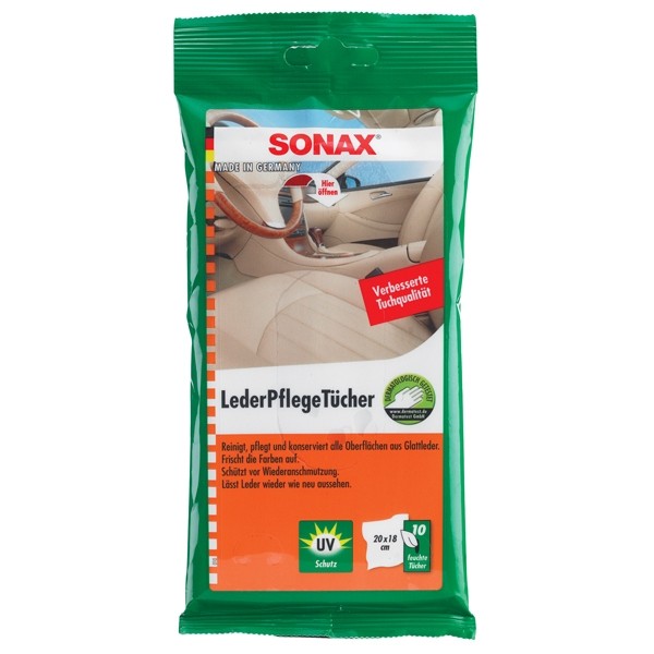 SONAX Leder Verzorgingsdoek 10st