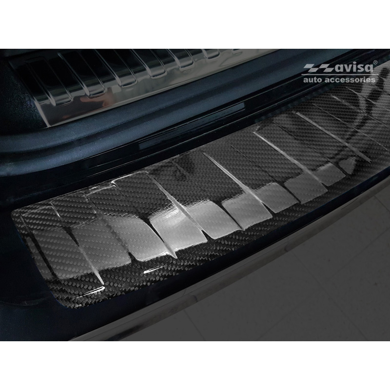 Real 3D Carbon Rear bumper protector  Audi A6 (C8) Avant 2018-2023 & Facelift 2023- incl. S-Line & Allroad