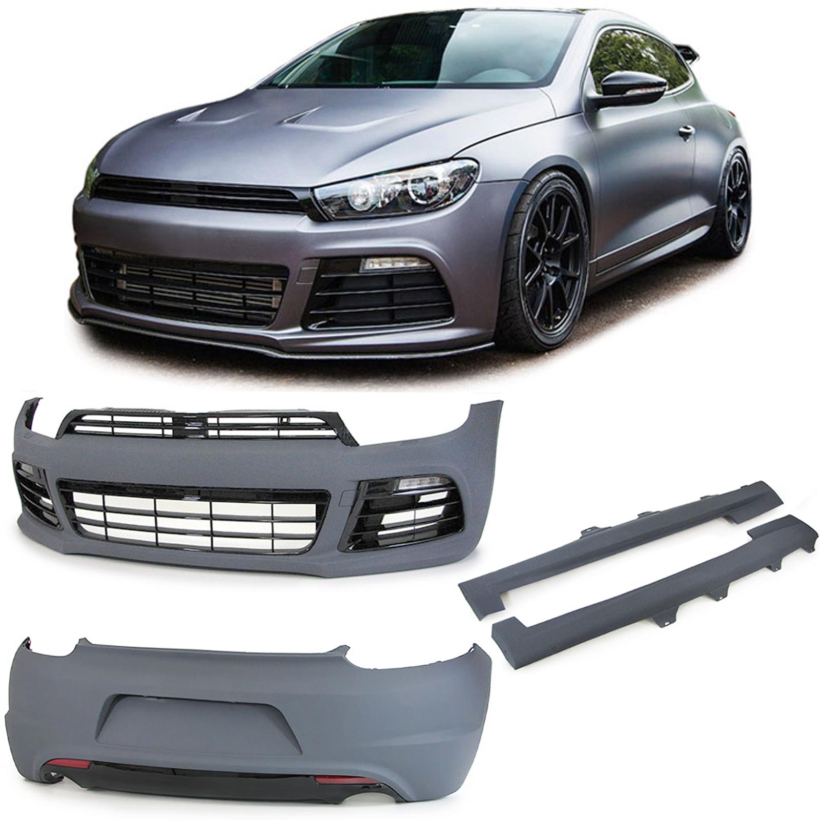 Bodykit Bumper set VW Scirocco 2008-2014 R-Look