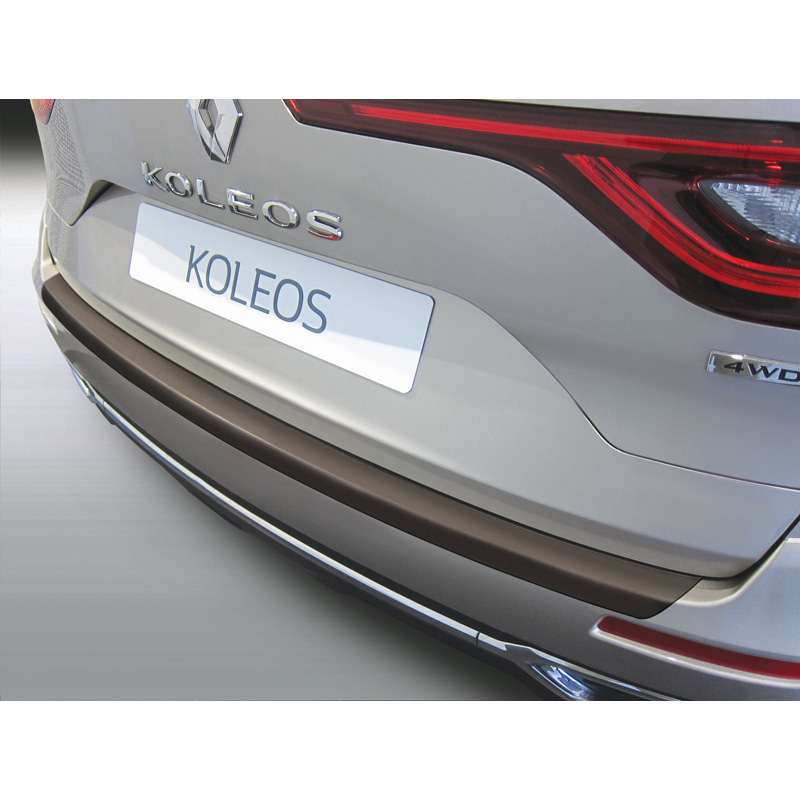 ABS Rear bumper protector  Renault Koleos II 2016-2019 Black