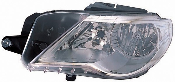 Koplamp rechts PASSAT CC. 08->> H7+H7+H7