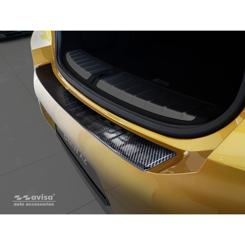 Echt 3D Carbon Achterbumperprotector  BMW X2 F39 M-Pakket 2018-2023
