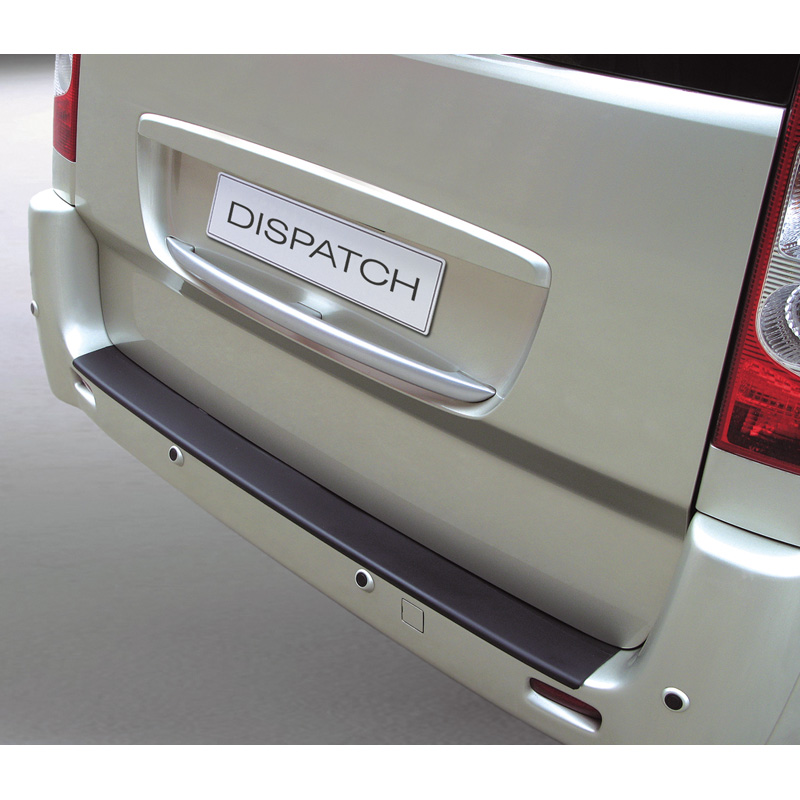 ABS Rear bumper protector  Citroën Jumpy(Dispatch)/Peugeot Expert/Fiat Scudo 2007-2016 (for painted bumpers) Black
