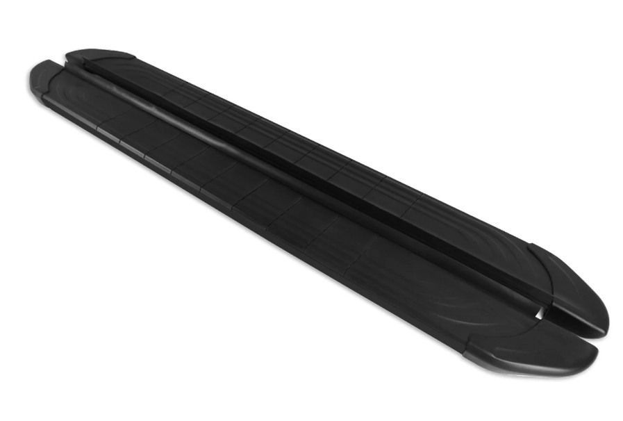 Treeplanken voor Dodge Nitro 06-12 aluminium zwart