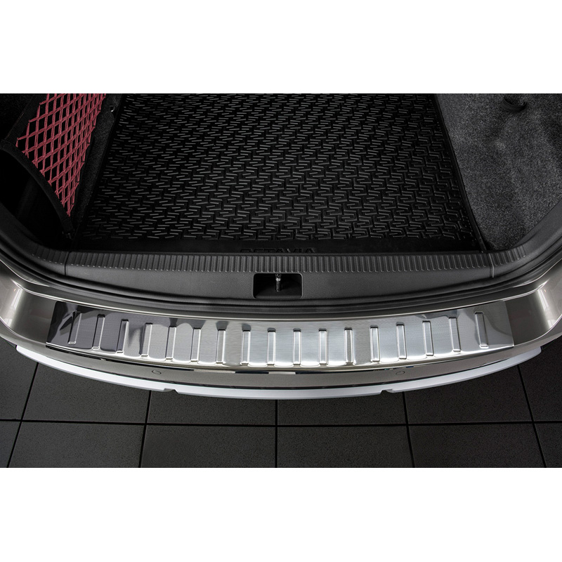 RVS Achterbumperprotector  Skoda Octavia III Scout 2014-2020 'Ribs'
