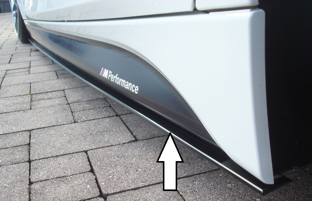 Zijskirt BMW 3Serie F30/F31 2012-... echt Carbon Rieger