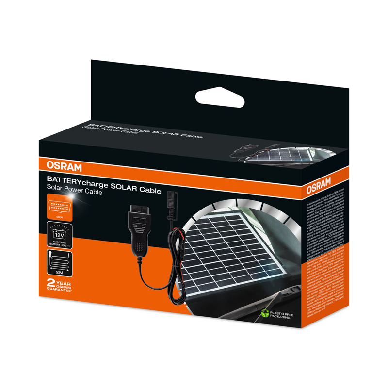 Osram BATTERYcharge Solar Cable OBD - Cable for Solar battery maintainer