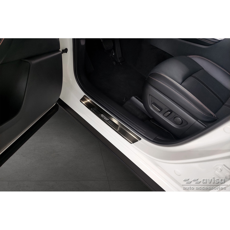 Zwart RVS Instaplijsten  Mazda CX-60 (KH) 2022- - 'Performance Special Edition' - 4-delig