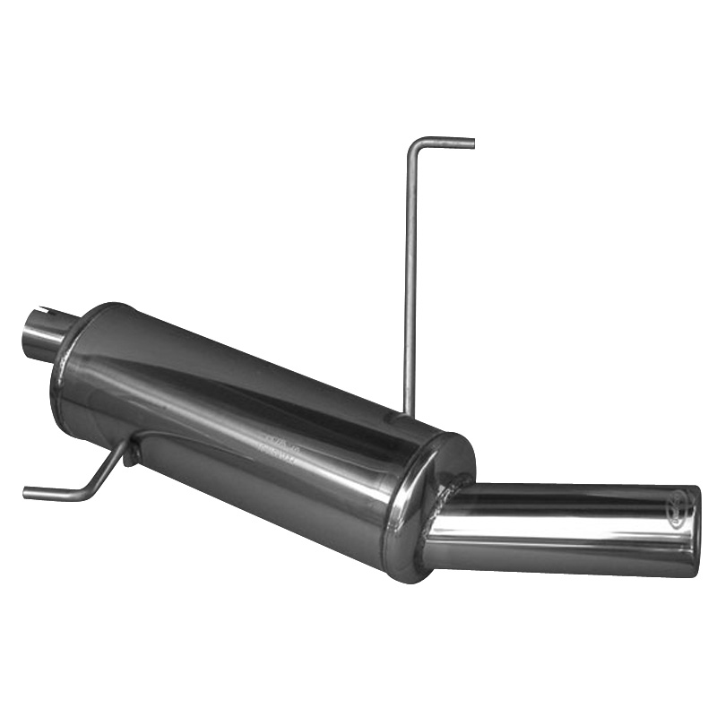 100% Inox Sport Exhaust  Peugeot 206 SW 2.0 HDi 2002- 80mm