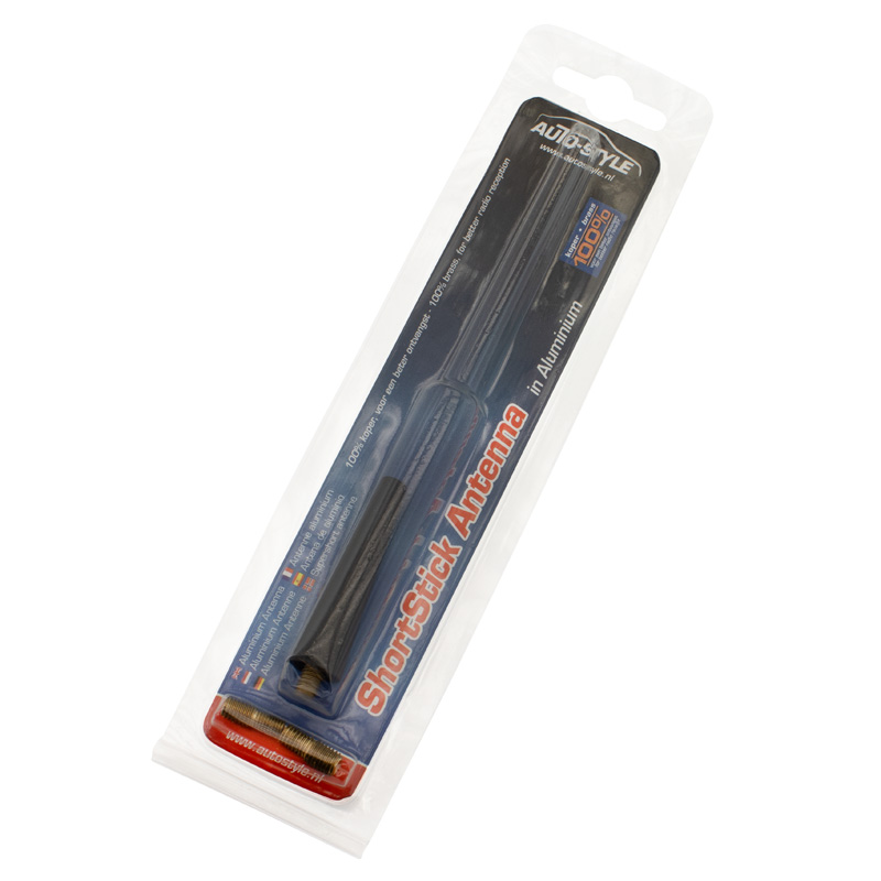 100% Brass Antenna Aero VIII, length 55mm - black