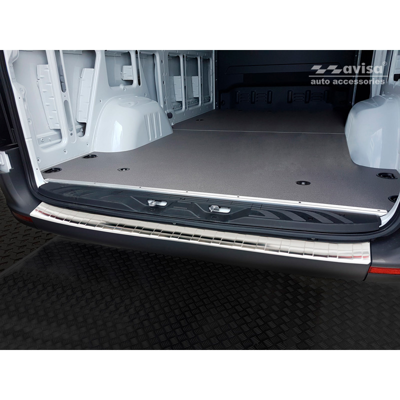 Stainless Steel Rear bumper protector  Mercedes Sprinter III 2018- 'Ribs'
