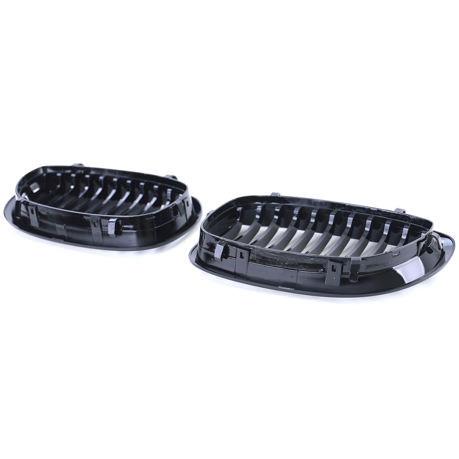 Grill Nieren BMW E46 coupe/cabrio 03-07 Glans Zwart