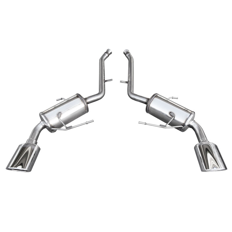 100% Inox Double Sport Exhaust  Mercedes ML W164 320 Cdi Sport (224HP) 2005- Left/Right 150x105mm Oblique
