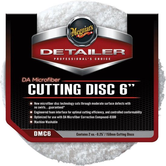 Meguiars DA MIcrofibre Cutting Pad 6
