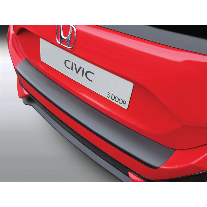 ABS Rear bumper protector  Honda Civic HB 5 doors 2017-2022 Black