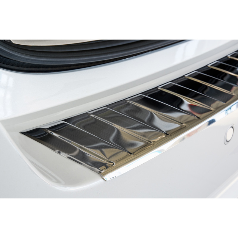 RVS Achterbumperprotector  Toyota Auris 5 deurs 2015-2019 Incl. Hybrid 'Ribs'
