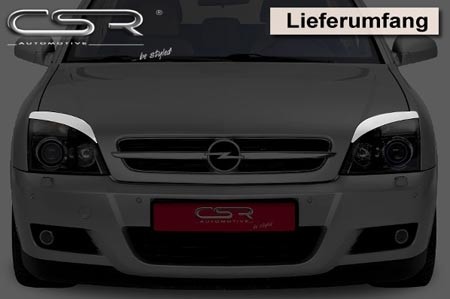 Koplampspoilers Opel Vectra C / Signum