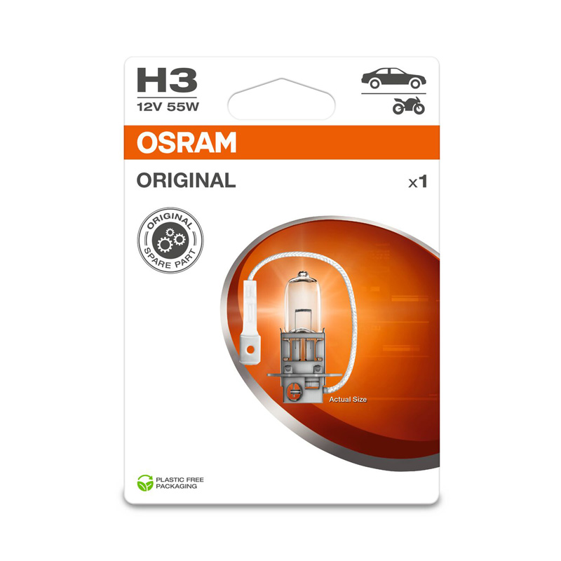Osram Original Halogen bulb - H3 - 12V/55W - single piece