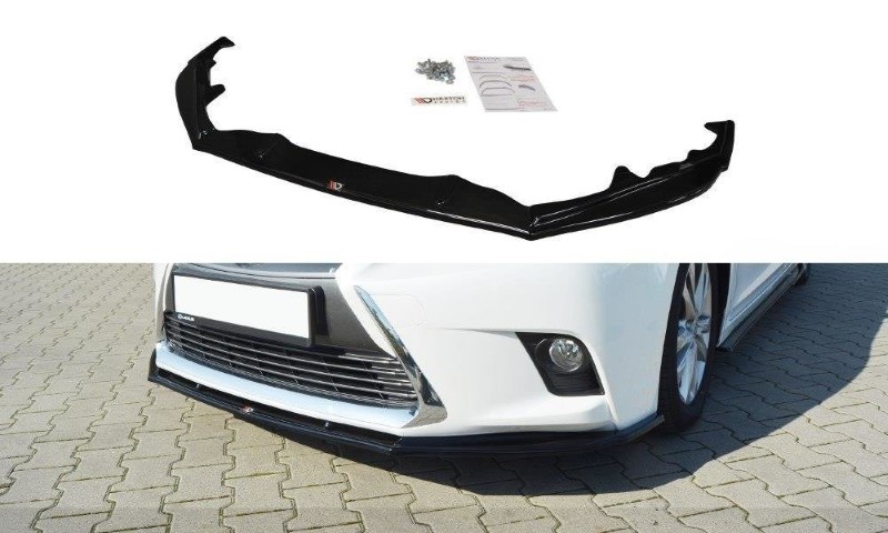 Voorspoiler Lexus CT Mk1 Facelift Glanzend Zwart