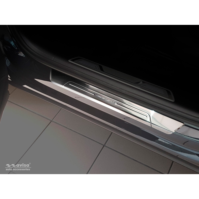 Inox door sill protectors  Volkswagen Touareg III 2018- 'Special Edition' - 2-pieces